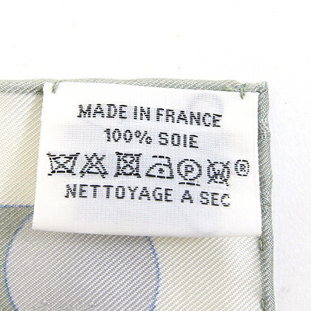 Hermes Scarf Muffler 2025 Collection Gavroche Lady Go H893822 Vert Amande Whi... - Picture 3 of 5